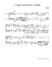 Load image into Gallery viewer, "Famous Sonatas" Vol. 2<br>Excerpts for Cello Duet