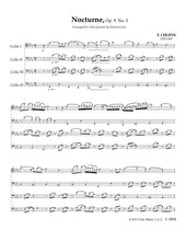 Load image into Gallery viewer, "Collection of Nocturnes"<br>Music for 4 Cellos:<br>Intermediate/Advanced Series