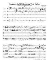 Load image into Gallery viewer, Vivaldi "Concerto for 2 Cellos"<br>Music for 5 Cellos<br>Intermediate Series<br>*Digital Download
