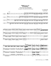 Load image into Gallery viewer, Vivaldi<br>Highlights from the<br> "Four Seasons"<br>Music for 4 Cellos:<br>Intermediate Series<br>*Digital Download
