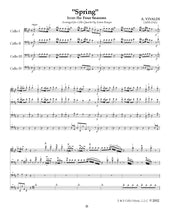 Load image into Gallery viewer, Vivaldi<br>Highlights from the<br> "Four Seasons"<br>Music for 4 Cellos:<br>Intermediate Series<br>*Digital Download