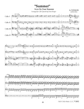 Load image into Gallery viewer, Vivaldi <br>Highlights from the<br> "Four Seasons"<br>Music for 4 Cellos:<br>Intermediate Series