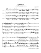 Load image into Gallery viewer, Vivaldi<br>Highlights from the<br> "Four Seasons"<br>Music for 4 Cellos:<br>Intermediate Series<br>*Digital Download