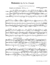 Load image into Gallery viewer, Schumann<br> "Romances" Op. 94, No. 1-3<br> Music for Cello Trio