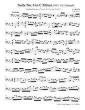 Load image into Gallery viewer, "Bach to the Drawing Board"<br>Suite Number 5:<br>(Regular Tuning)<br>Unedited Bach Solo Suites