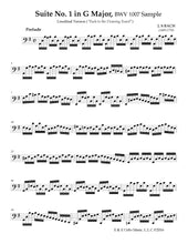 Load image into Gallery viewer, "Bach to the Drawing Board" <br>Suite Number 1: <br>Unedited Bach Solo Suites<br>*Digital Download