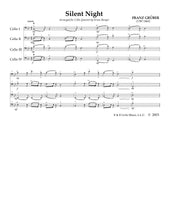 Load image into Gallery viewer, &quot;Christmas Carols&quot; Vol. 1&lt;br&gt;Music for 4 Cellos:&lt;br&gt;Beginner Series
