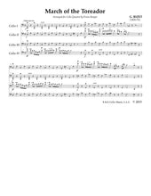 Load image into Gallery viewer, "Majestic Marches"<br>Music for 4 Cellos:<br>Beginner Series