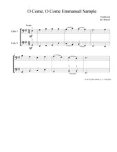 Load image into Gallery viewer, &quot;Traditional Carols&quot;&lt;br&gt;Holiday Music for Cello Duet&lt;br&gt;*Digital Download
