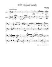 Load image into Gallery viewer, Saint-Saens &quot;The Elephant&quot;&lt;br&gt; for Intermediate Solo Cello
