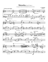 Load image into Gallery viewer, Chopin &quot;Mazurka&quot;&lt;br&gt;for Guitar &amp; Cello
