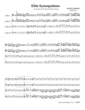 Load image into Gallery viewer, &quot;Joplin Rags&quot;&lt;br&gt;Music for 4 Cellos:&lt;br&gt;Intermediate Series&lt;br&gt;*Digital Download
