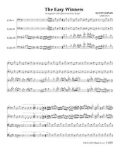 Load image into Gallery viewer, &quot;Joplin Rags&quot;&lt;br&gt;Music for 4 Cellos:&lt;br&gt;Intermediate Series
