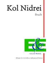 Load image into Gallery viewer, Bruch &quot;Kol Nidrei&quot;&lt;br&gt;Music for 4 Cellos:&lt;br&gt;Advanced Series
