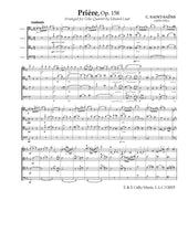 Load image into Gallery viewer, Saint-Saens &quot;Priere&quot;&lt;br&gt;Music for 4 Cellos&lt;br&gt;Intermediate/Advanced Series
