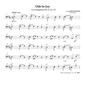 Load image into Gallery viewer, Beethoven &quot;Ode to Joy&quot;&lt;br&gt; for Advanced Solo Cello
