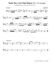 Load image into Gallery viewer, Bach &quot;Bourees 1 &amp; 2&quot;&lt;br&gt; from Suite No. 4&lt;br&gt; for Solo Cello
