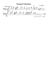 Load image into Gallery viewer, Clarke &quot;Trumpet Voluntary&quot;&lt;br&gt; for Advanced Solo Cello

