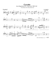 Load image into Gallery viewer, Bach &quot;Gavotte&quot;&lt;br&gt; from Suite No. 7&lt;br&gt; for Advanced Solo Cello
